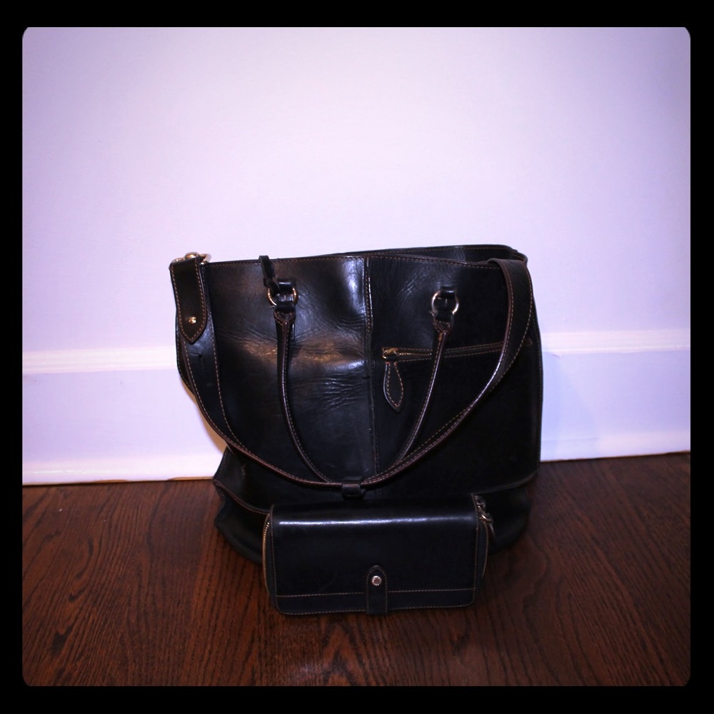Dooney&Bourke Black Handbag and Wallet